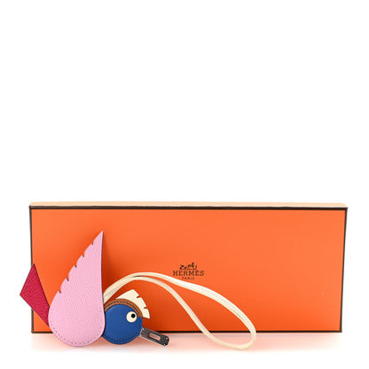 Hermes Epsom Swift Chevre Mysore Birdy Bag Charm Mauve Sylvestre Framboise Bleu Gold Nata Craie 5 of 5