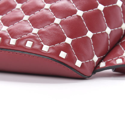 Valentino Garavani Lambskin Free Rockstud Spike Belt Bag 75 Rosso Valentino 9 of 9