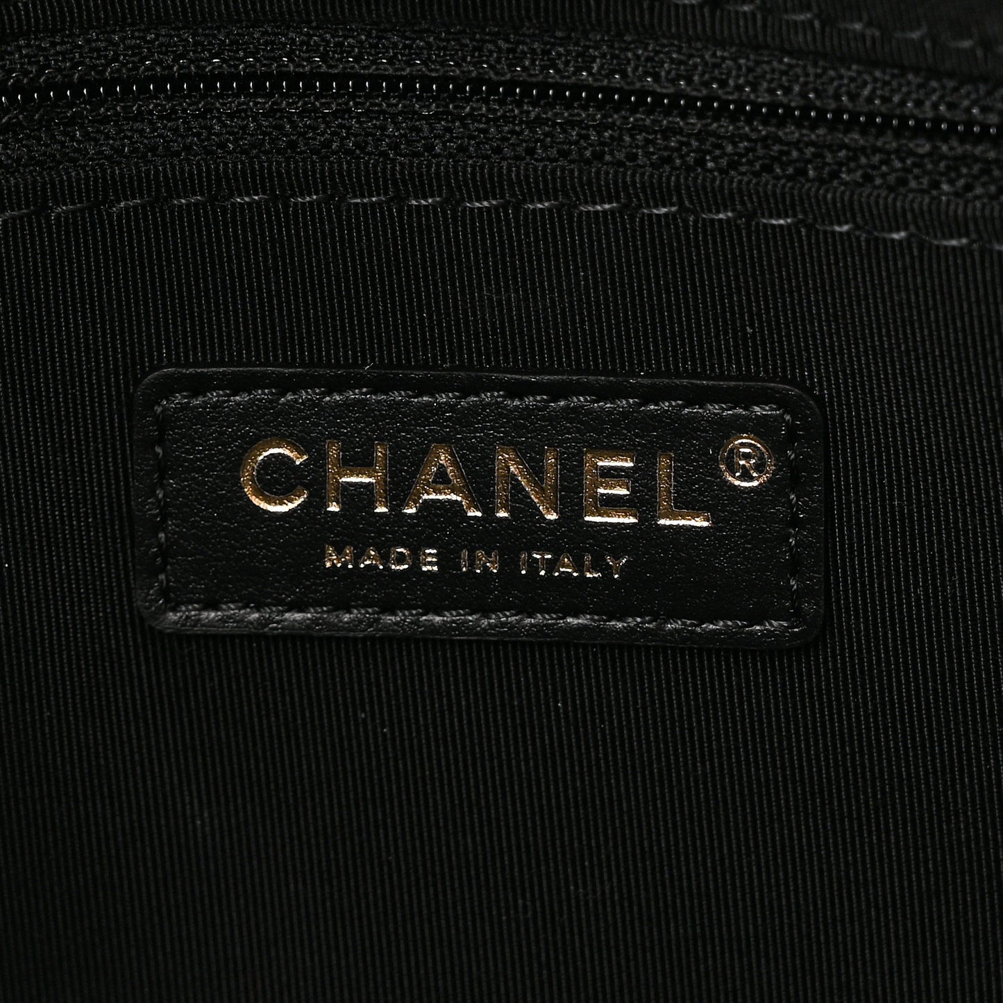 Aged Calfskin Medium Charms Deauville Tote Black