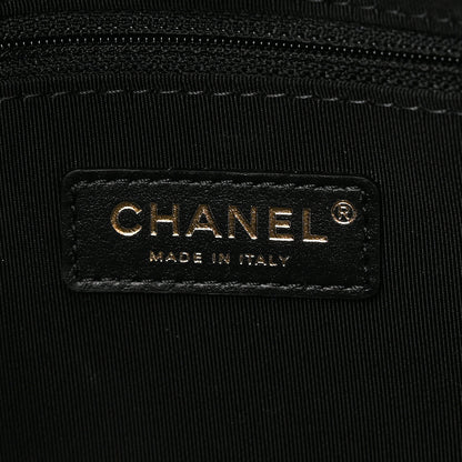 Chanel Aged Calfskin Medium Charms Deauville Tote Black 6 of 10