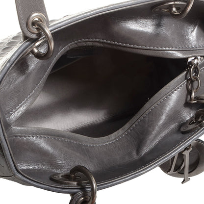 Christian Dior Lambskin Fish Scale Detail Medium Lady Dior 5 of 7