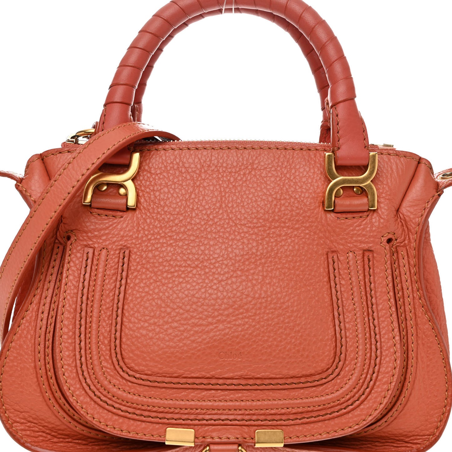 Calfskin Mini Marcie Satchel Indian Summer
