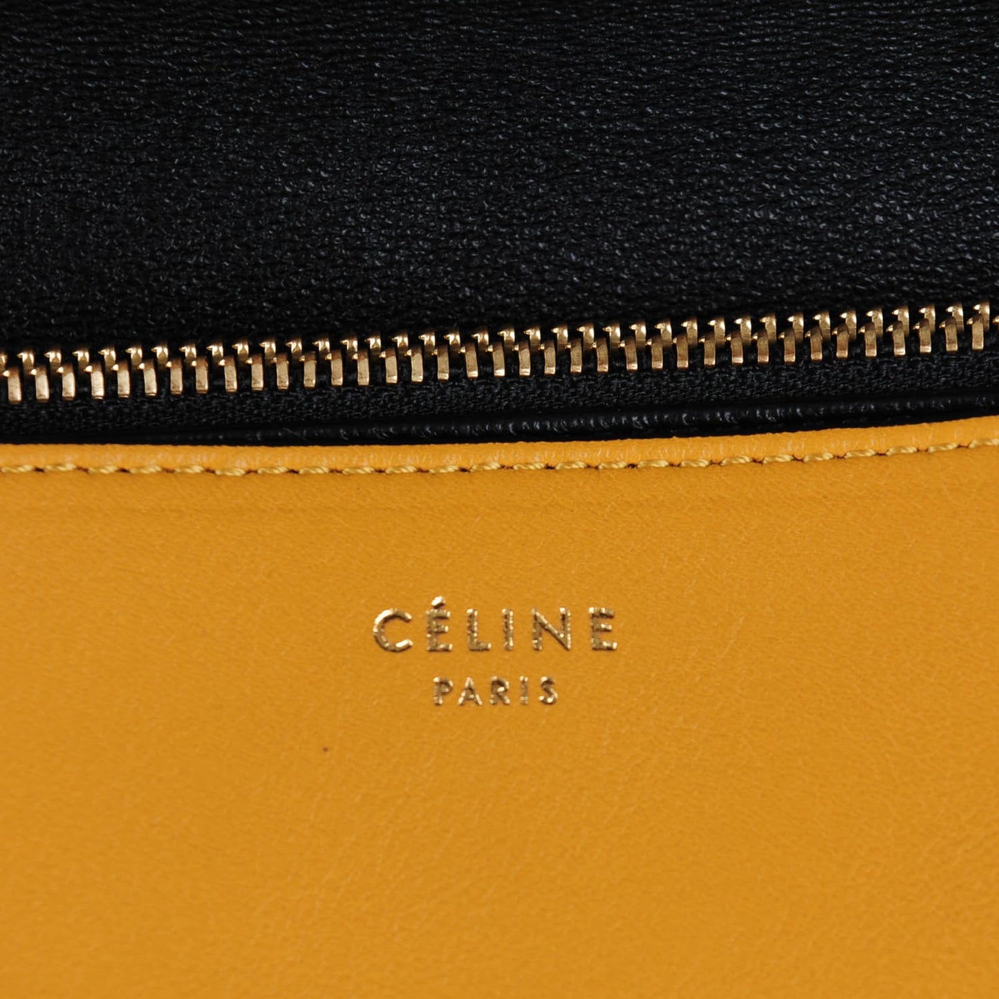 Smooth Calfskin Blade Flap Mustard