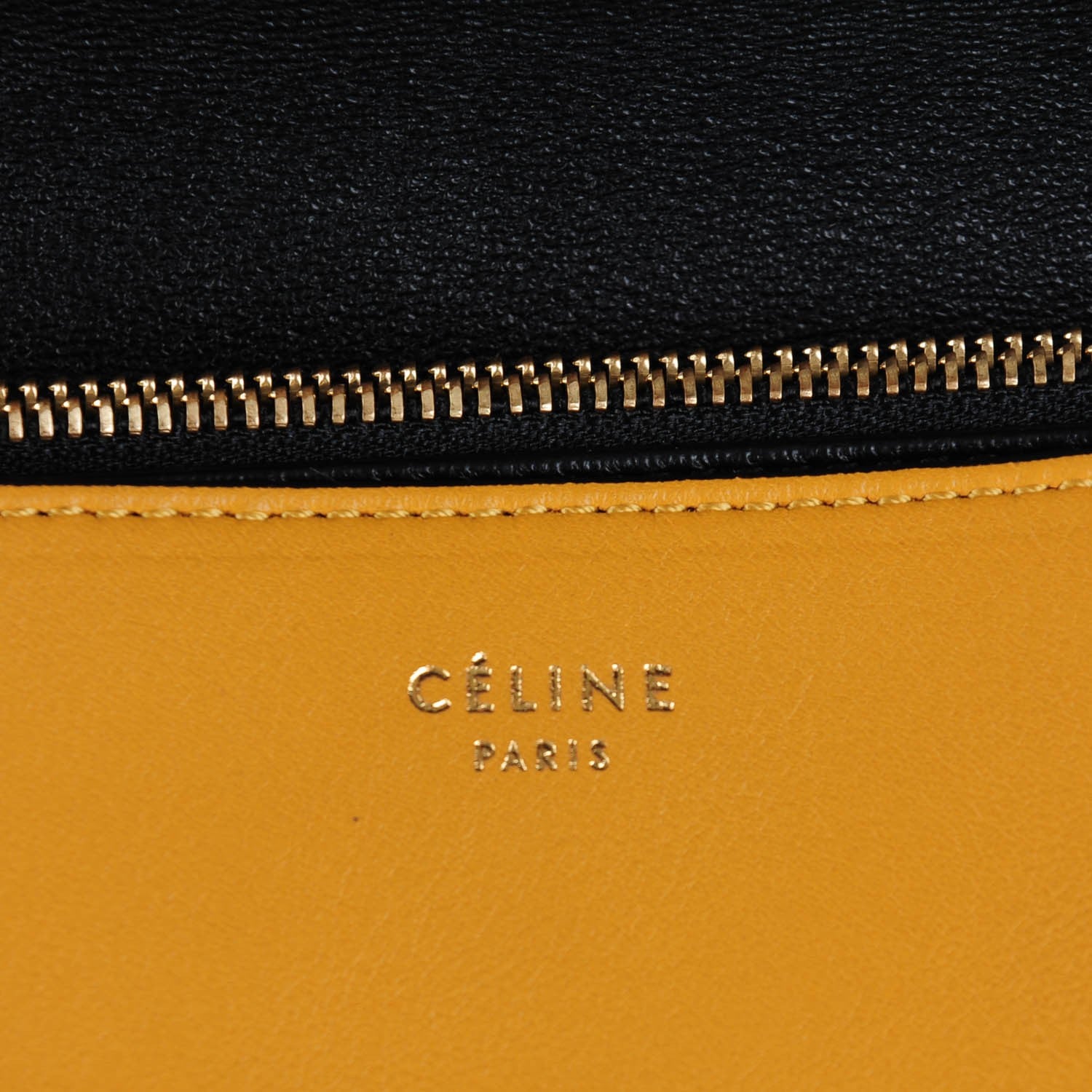 Celine Smooth Calfskin Blade Flap Mustard 6 of 7