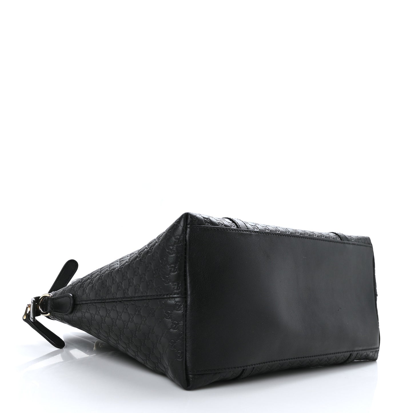 Soft Microguccissima Dome Satchel Black