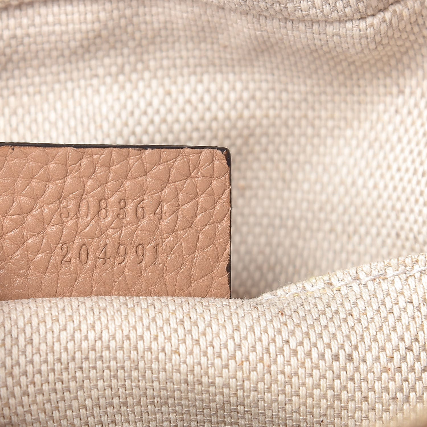 Gucci Pebbled Calfskin Small Soho Disco Bag Camelia 7 of 12