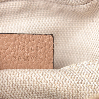 Gucci Pebbled Calfskin Small Soho Disco Bag Camelia 7 of 12
