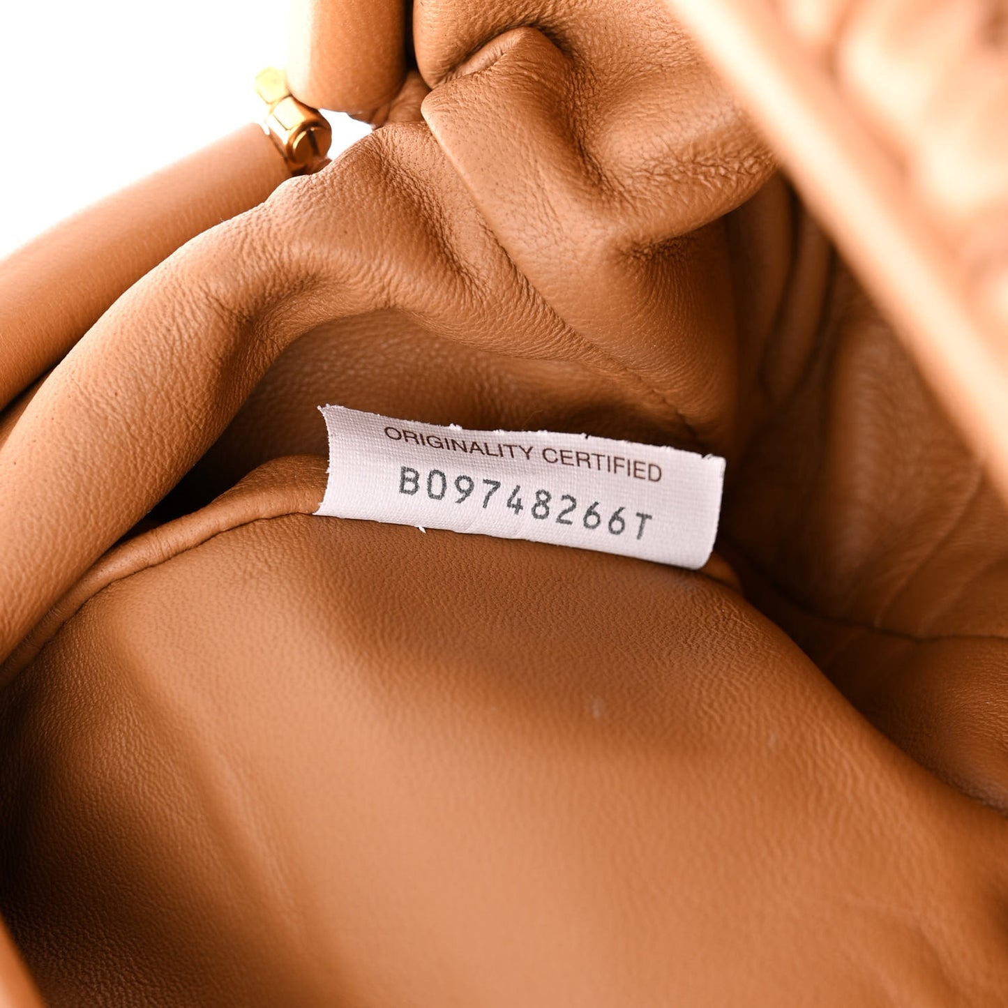 Nappa Intrecciato The Mini Pouch Carmel