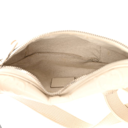 Gucci Calfskin GG Tennis Embossed Belt Bag Mystic White 5 of 11