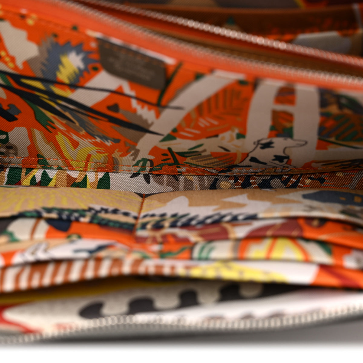 Hermes Evercolor Barenia Silk'In Wallet 6 of 9