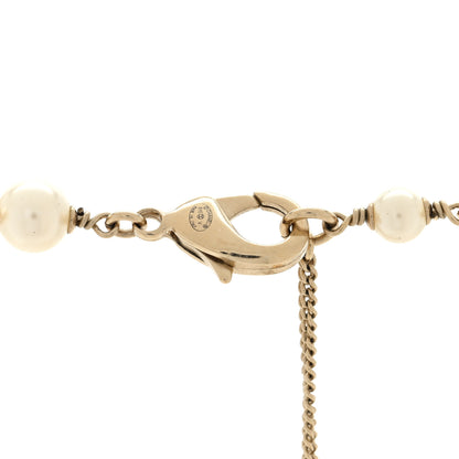 Chanel Pearl Beaded CC Long Necklace Black 3 of 3
