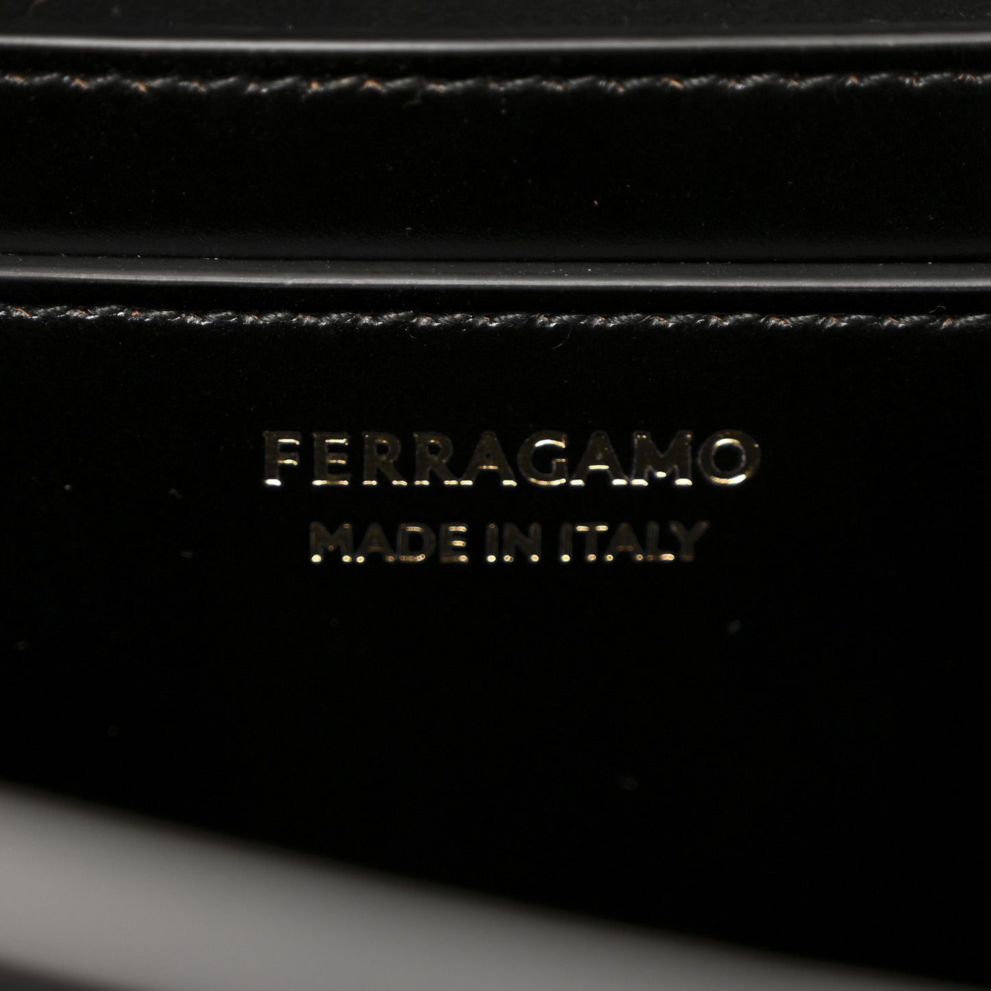 Calfskin Prism Top Handle Bag Black