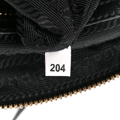 Prada Glace Calf Logo Crossbody Black 7 of 12