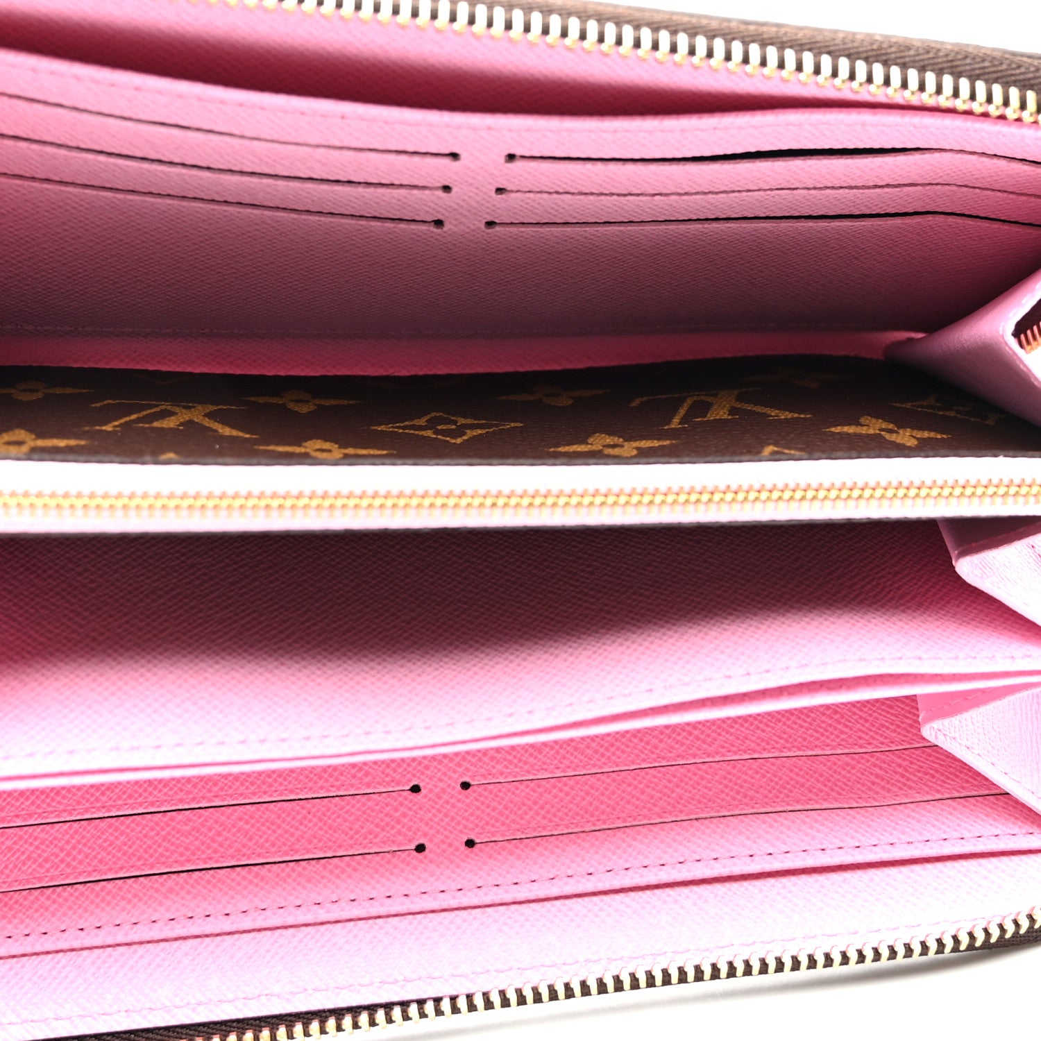Louis Vuitton Monogram 2022 Christmas Animation Paris Zippy Wallet Pink 5 of 8