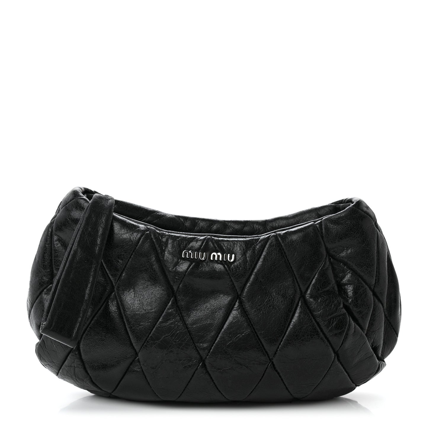 Matelasse Lux Wristlet Clutch Black
