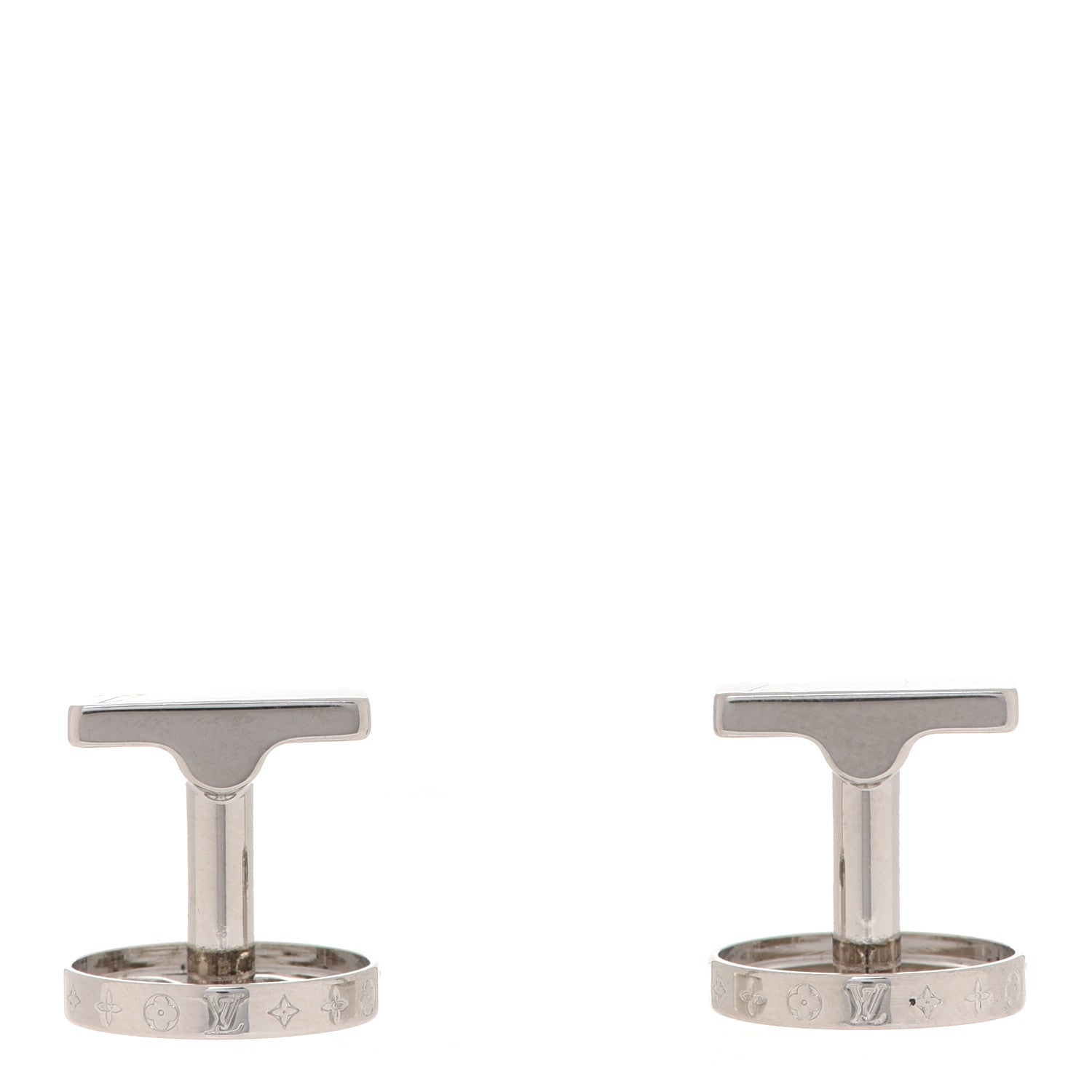 Louis Vuitton LV Catch Cufflinks Silver 3 of 6