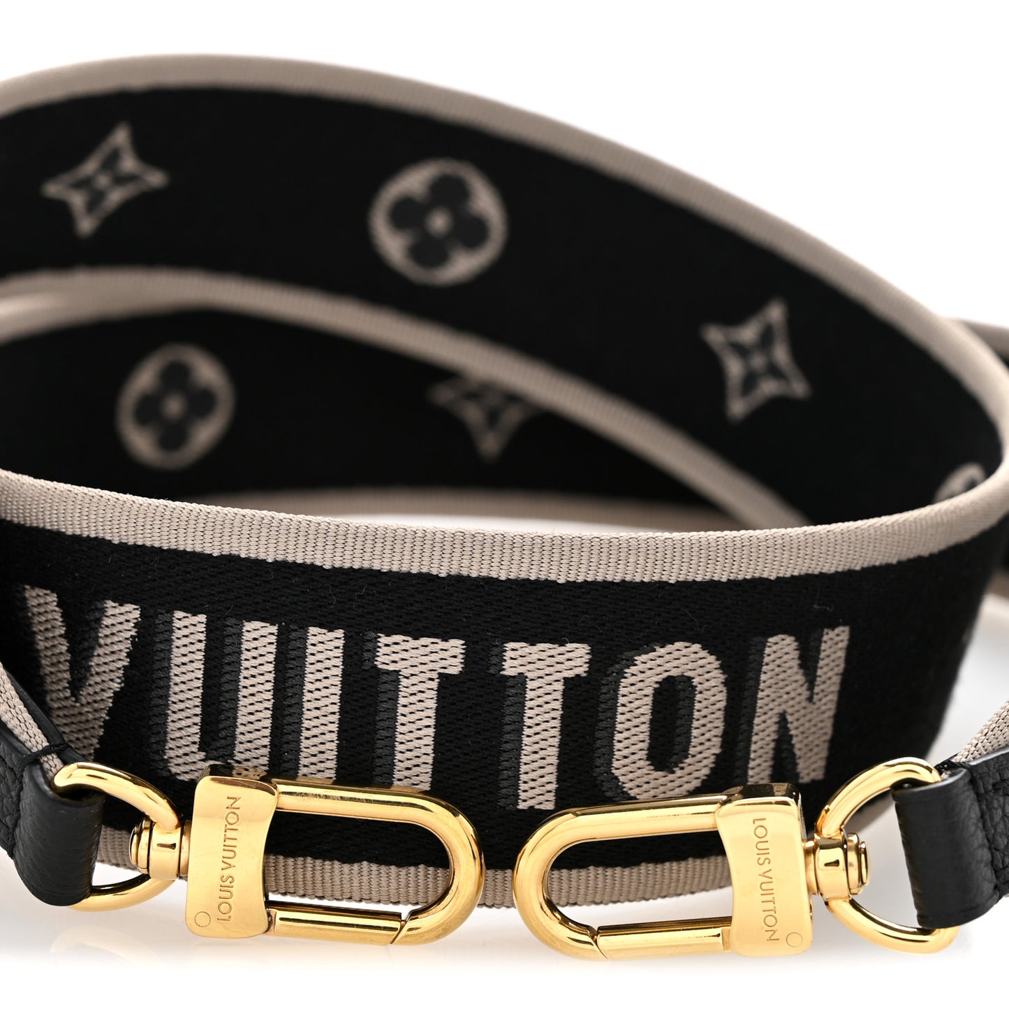 Jacquard Diane Shoulder Strap Black Ivory