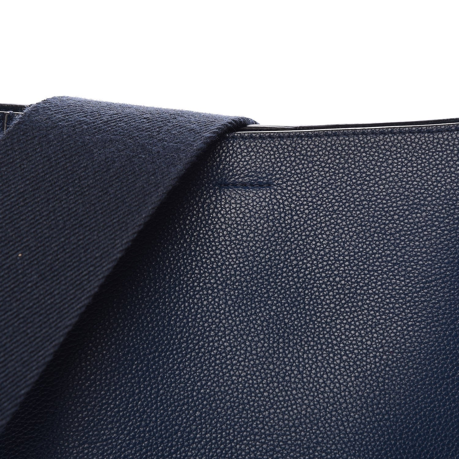Celine Soft Grained Calfskin Small Sangle Bucket Bag Abyss Blue 9 of 11