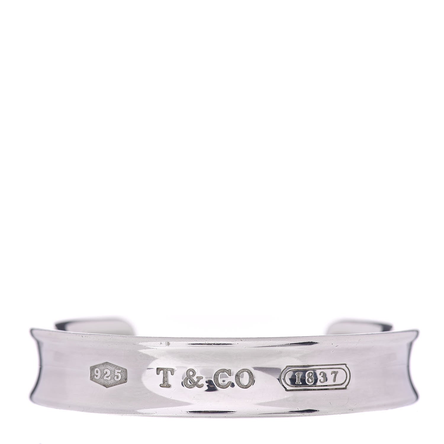 Tiffany Sterling Silver 1837 Cuff Bracelet 1 of 4