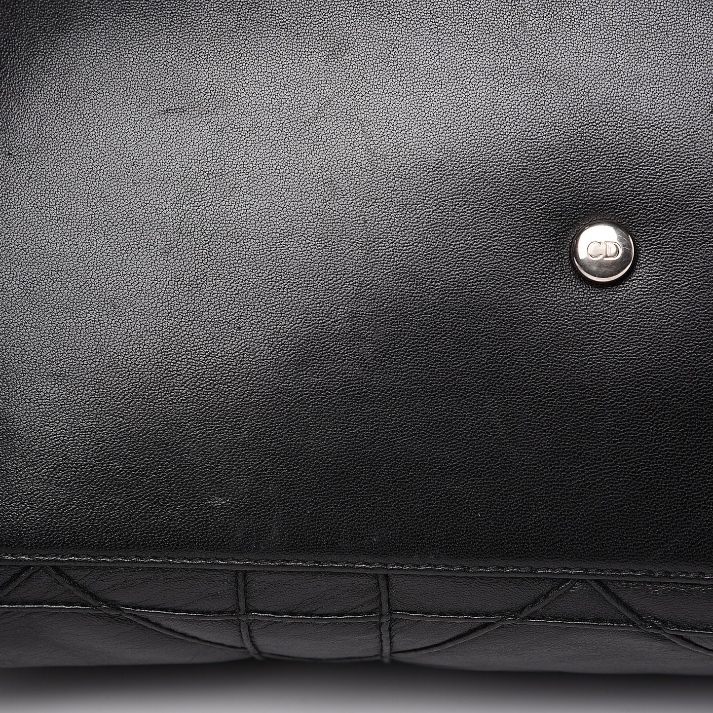 Lambskin Cannage Medium Granville Tote Black