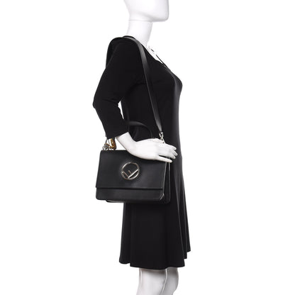 Fendi Vitello Century Opaco F is Fendi Kan I Shoulder Bag Black 3 of 17