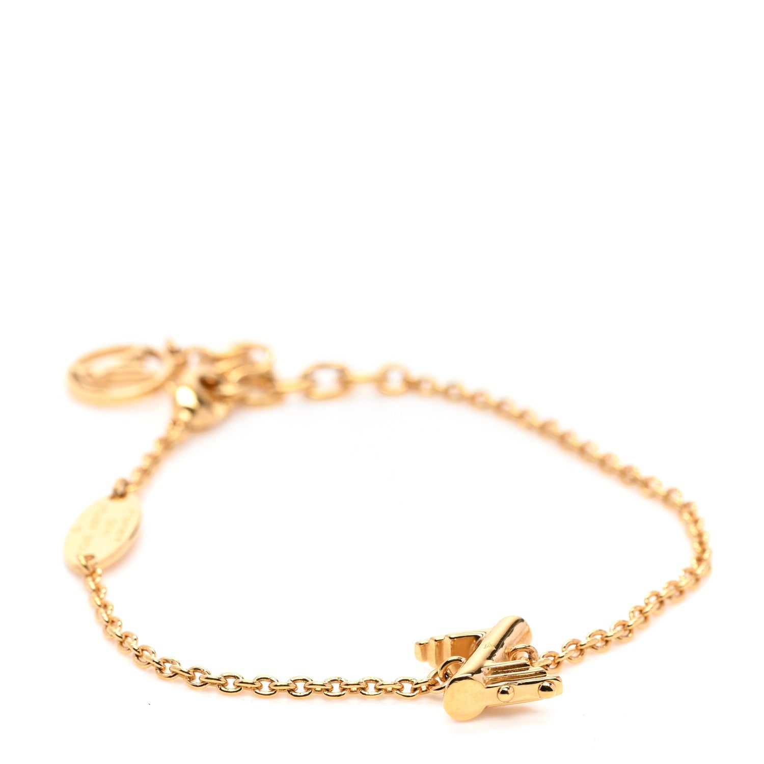 Louis Vuitton LV And Me Letter Z Bracelet Gold 1 of 5