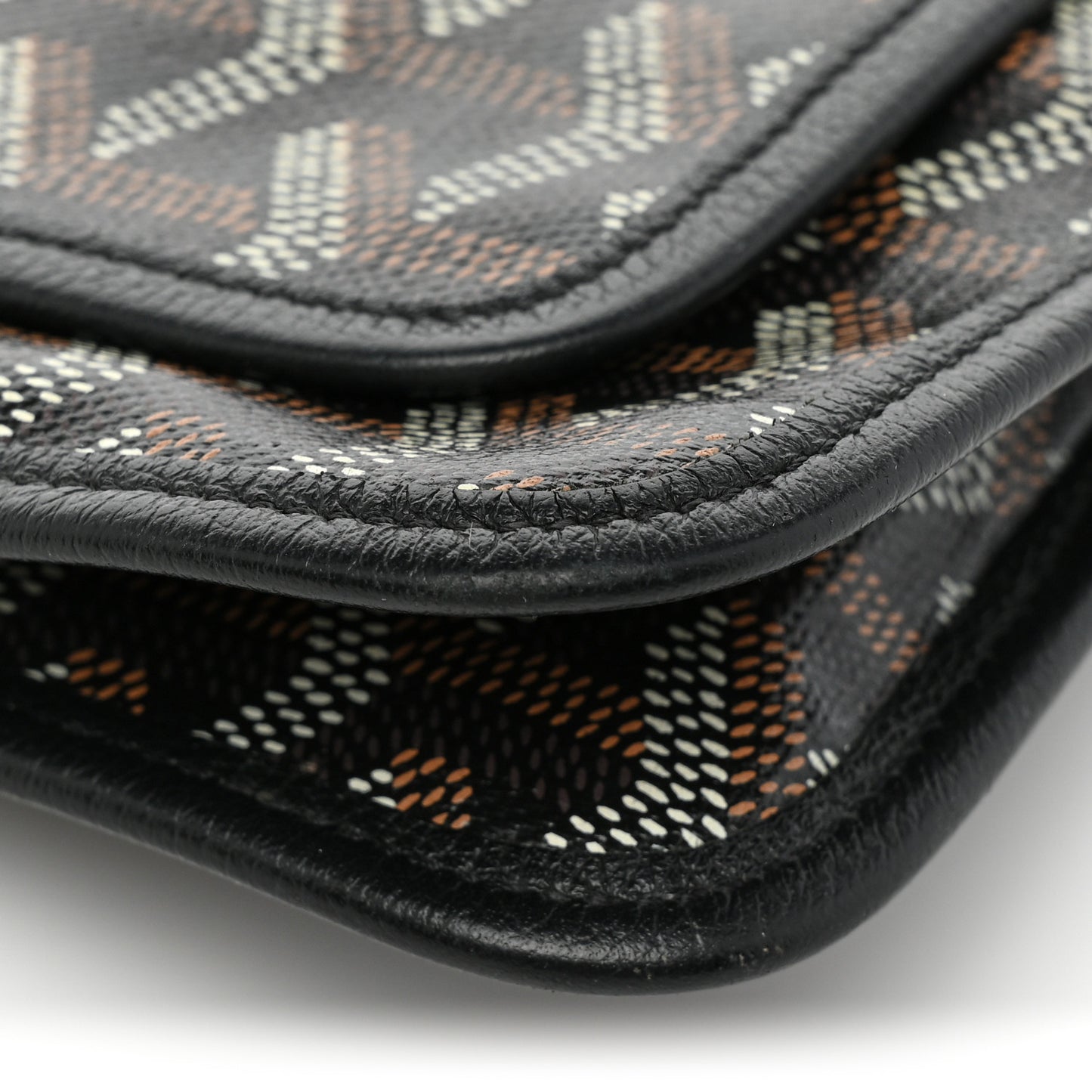 Goyardine Plumet Wallet Clutch Black