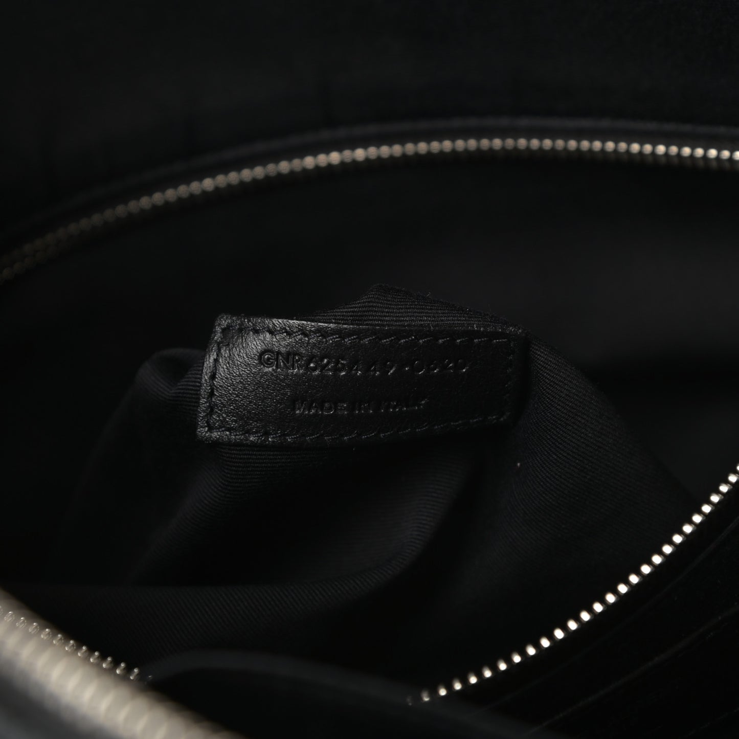 Calfskin Crocodile Embossed Duffle Briefcase Black