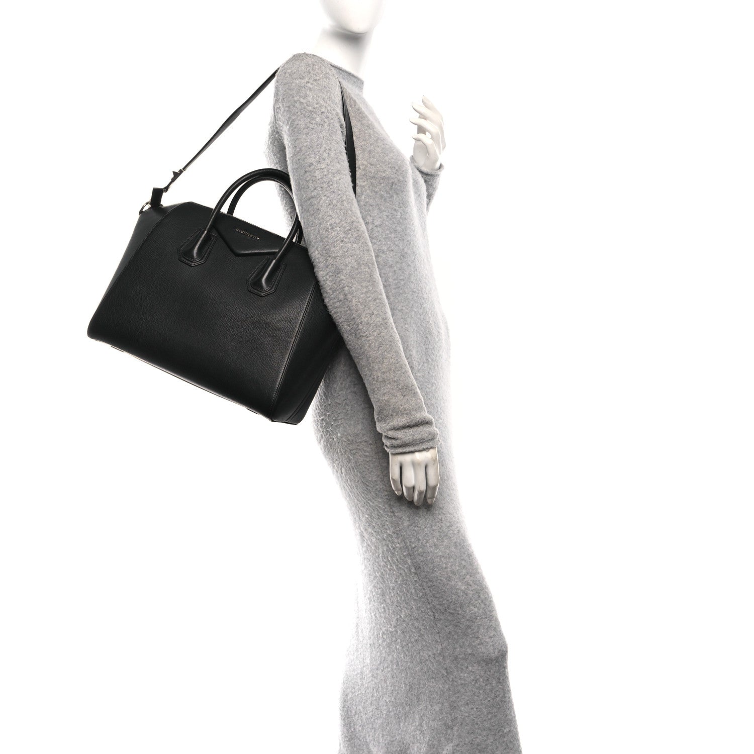 Givenchy Sugar Goatskin Medium Antigona Black 2 of 10