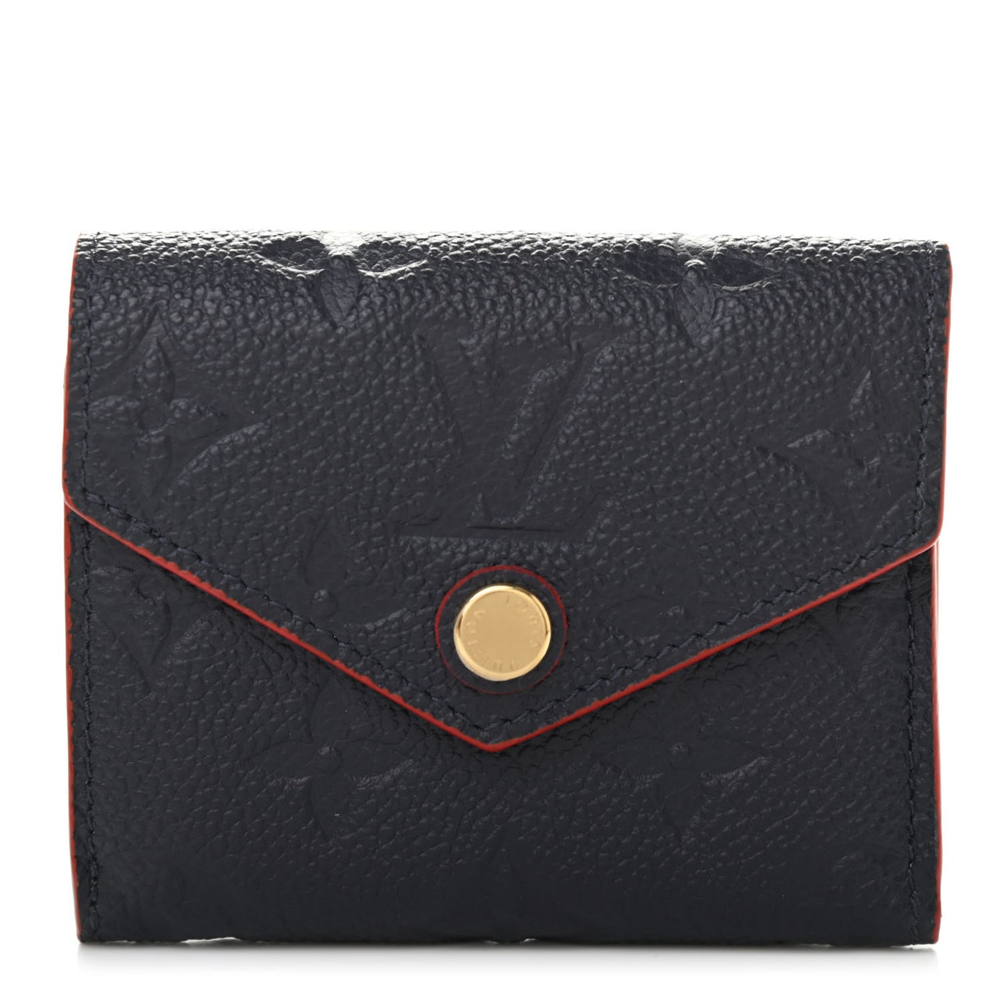 Empreinte Zoe Wallet Marine Rouge