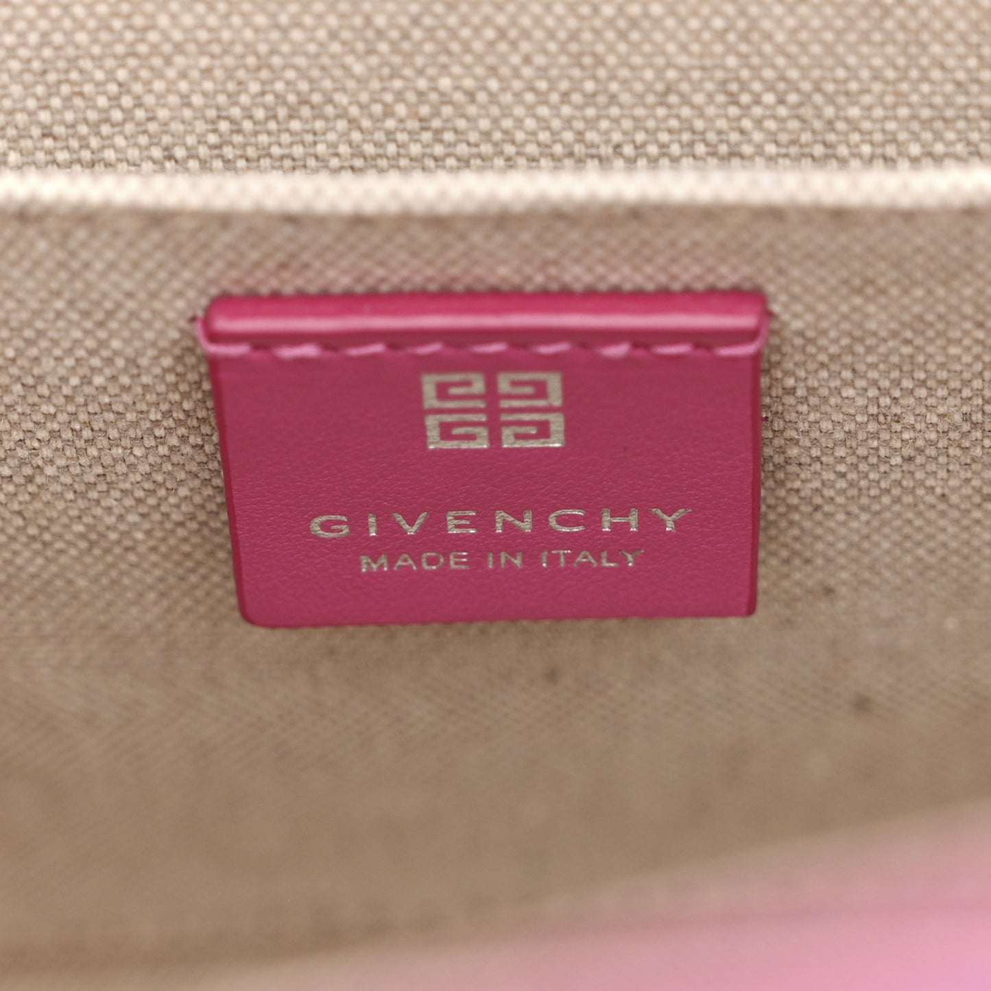 Canvas Mini G Shopping Tote Neon Pink