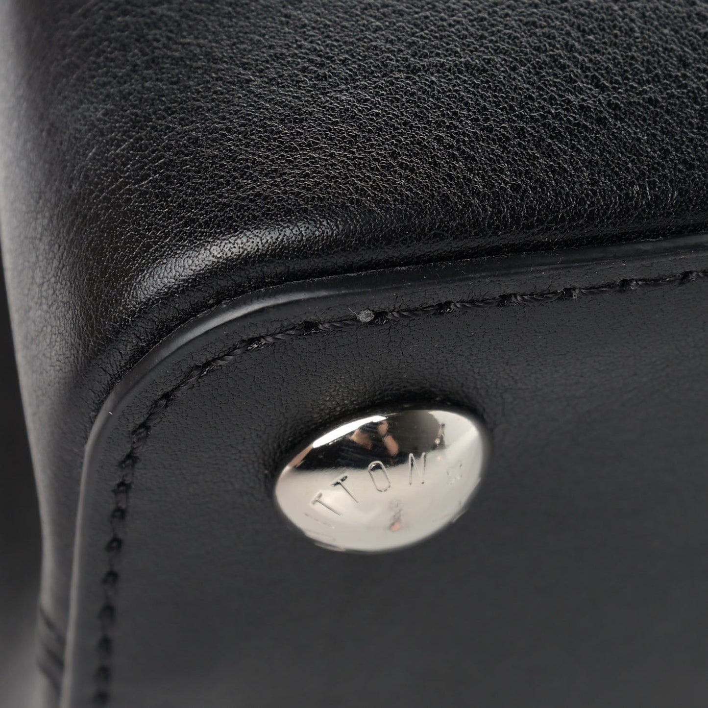 Smooth Calfskin Crystal Flowers Capucines BB Black