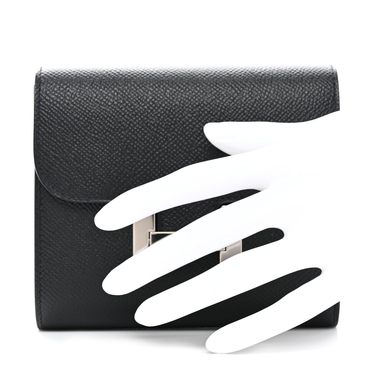 Epsom Constance Compact Passant Wallet Black