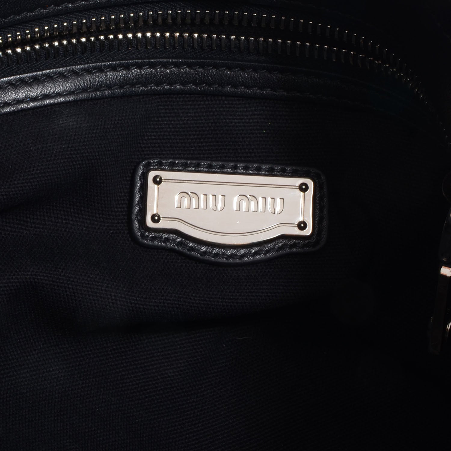 Miu Miu Vitello Soft Calf Shopping Tote Nero Black 6 of 11