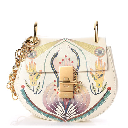 Chloe Calfskin Printed Mini Drew Bi-Color Shoulder Bag Light Multicolor 1 of 8