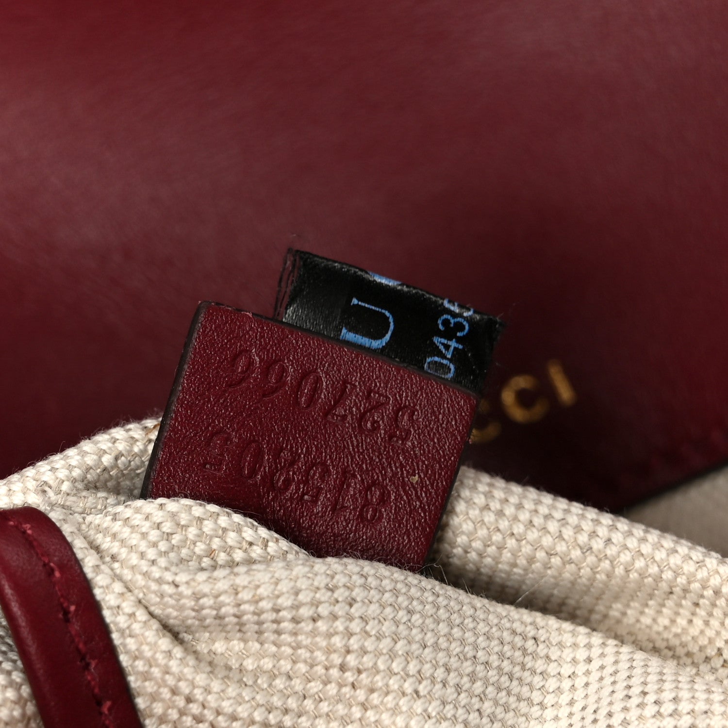 Gucci GG Supreme Monogram Horsebit 1955 Soft Small Shoulder Bag Beige Ebony Rosso Ancora 8 of 12