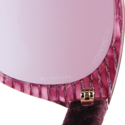 Chanel Acetate Velvet CC Sunglasses 5259 Violet 5 of 6