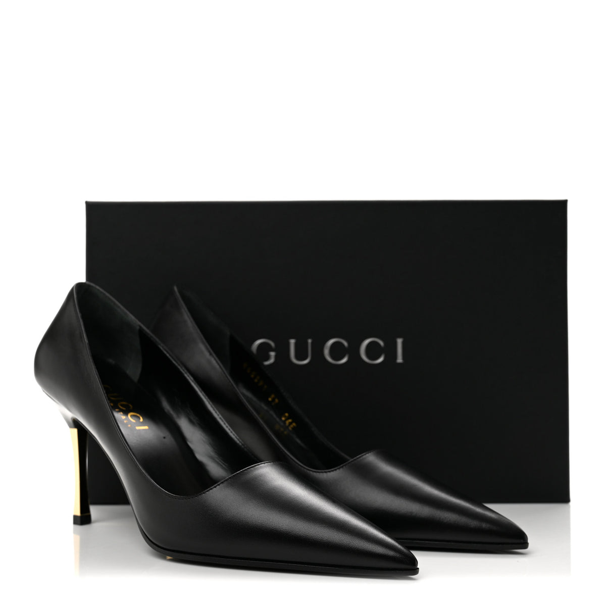 Gucci Calfskin Bombshell Pumps 37 Black 11 of 11