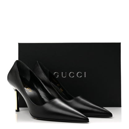 Gucci Calfskin Bombshell Pumps 37 Black 11 of 11