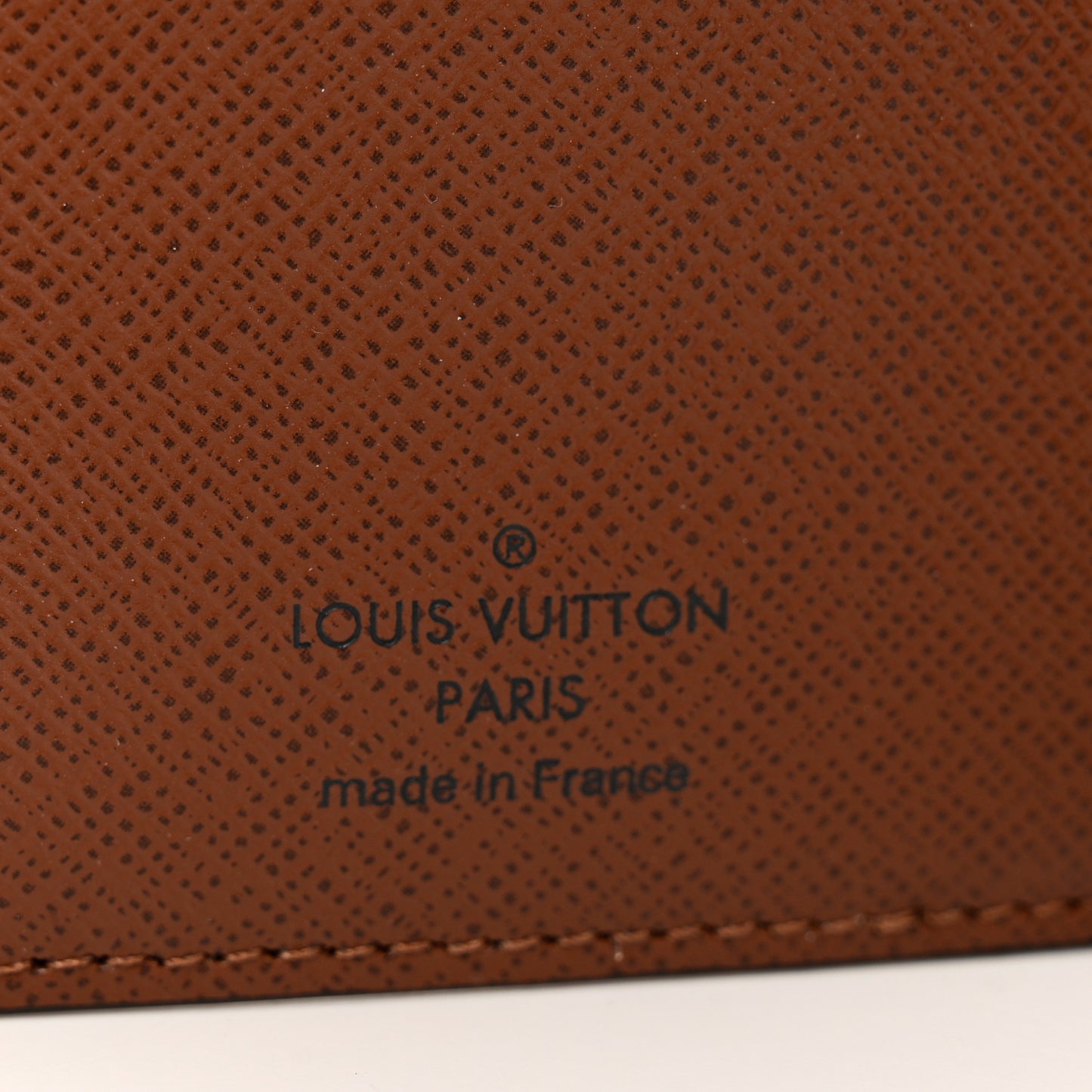 Monogram Checkbook Holder Case Wallet