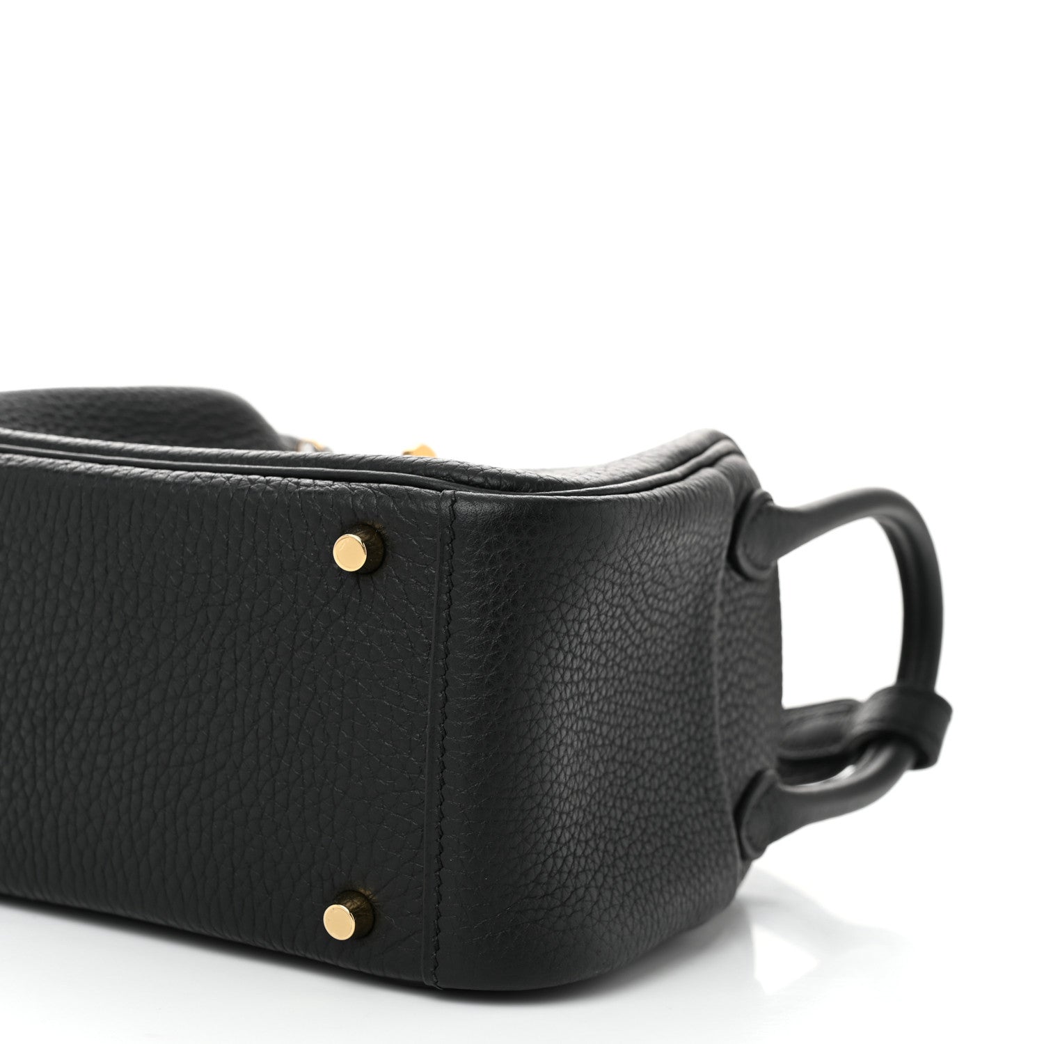 Hermes Taurillon Clemence Mini Lindy 20 Black 10 of 11