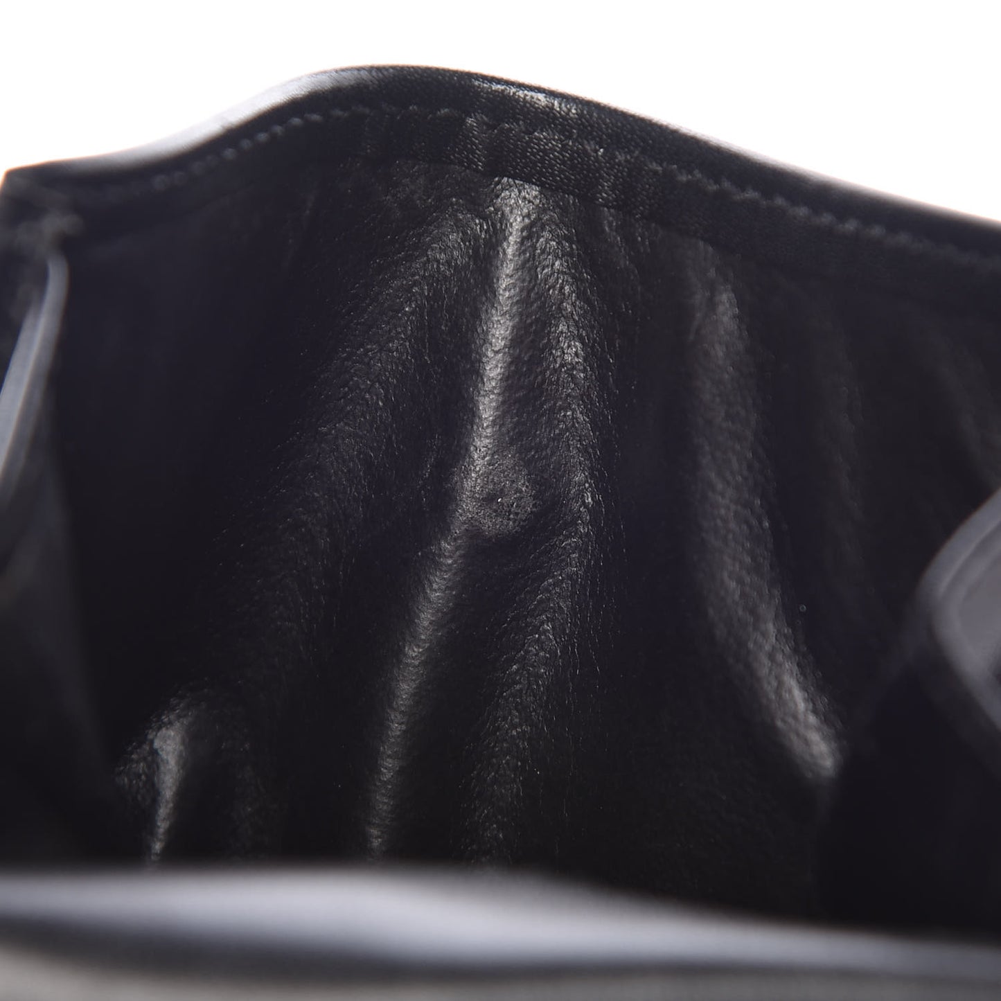 House Check Compact Wallet Black
