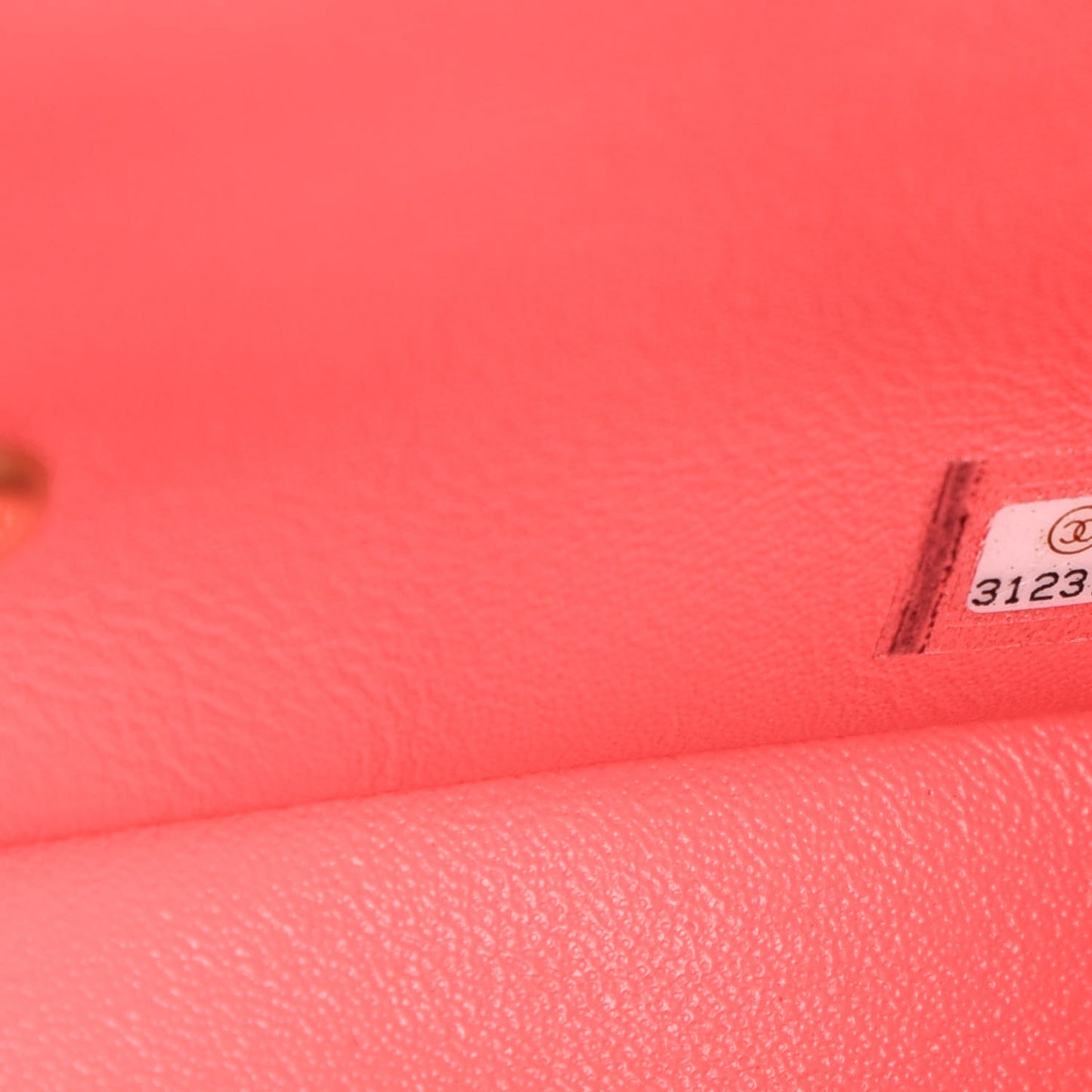 Caviar Quilted Mini Top Handle Rectangular Flap Pink