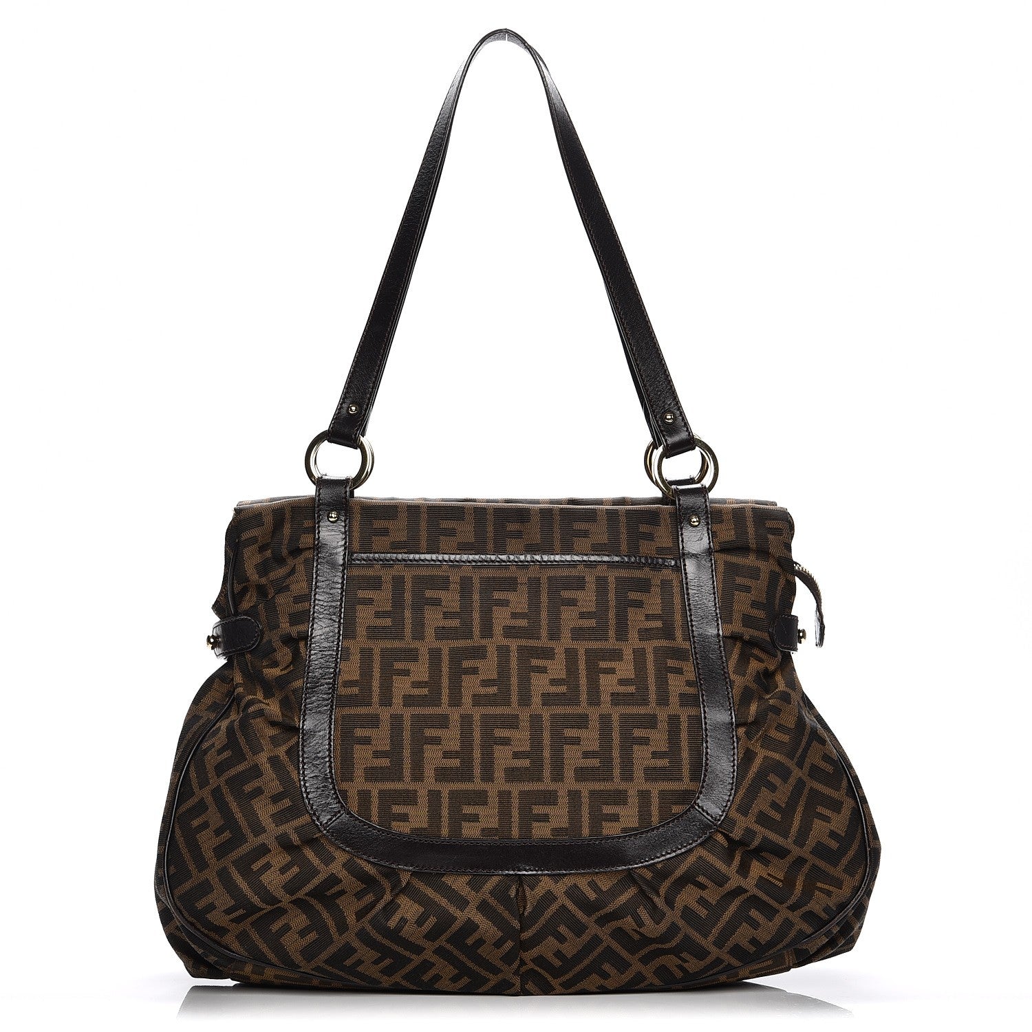 Fendi Zucca Large Chef Shopper Tote Tobacco 1 of 9