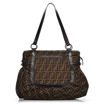 Fendi Zucca Large Chef Shopper Tote Tobacco 1 of 9