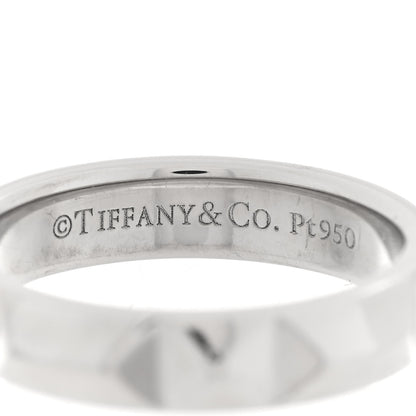 Tiffany Platinum 4mm True Wide Band Ring 49 4.75 4 of 5