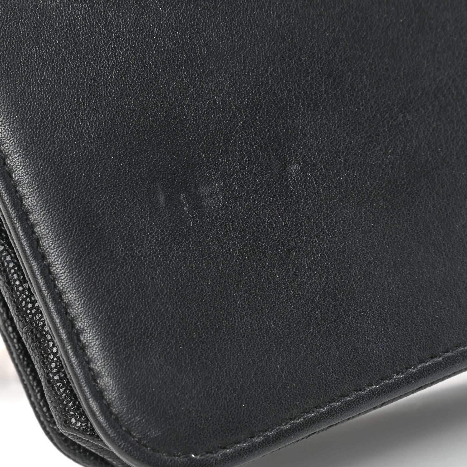 Chanel Caviar Quilted Boy Wallet On Chain WOC Black 11 of 12