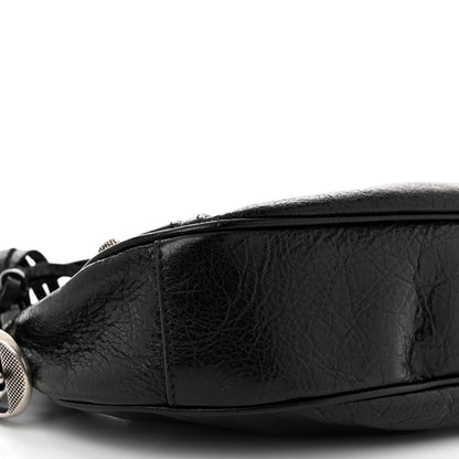 Balenciaga Agneau Arena Le Cagole Shoulder Bag XS Black 9 of 10