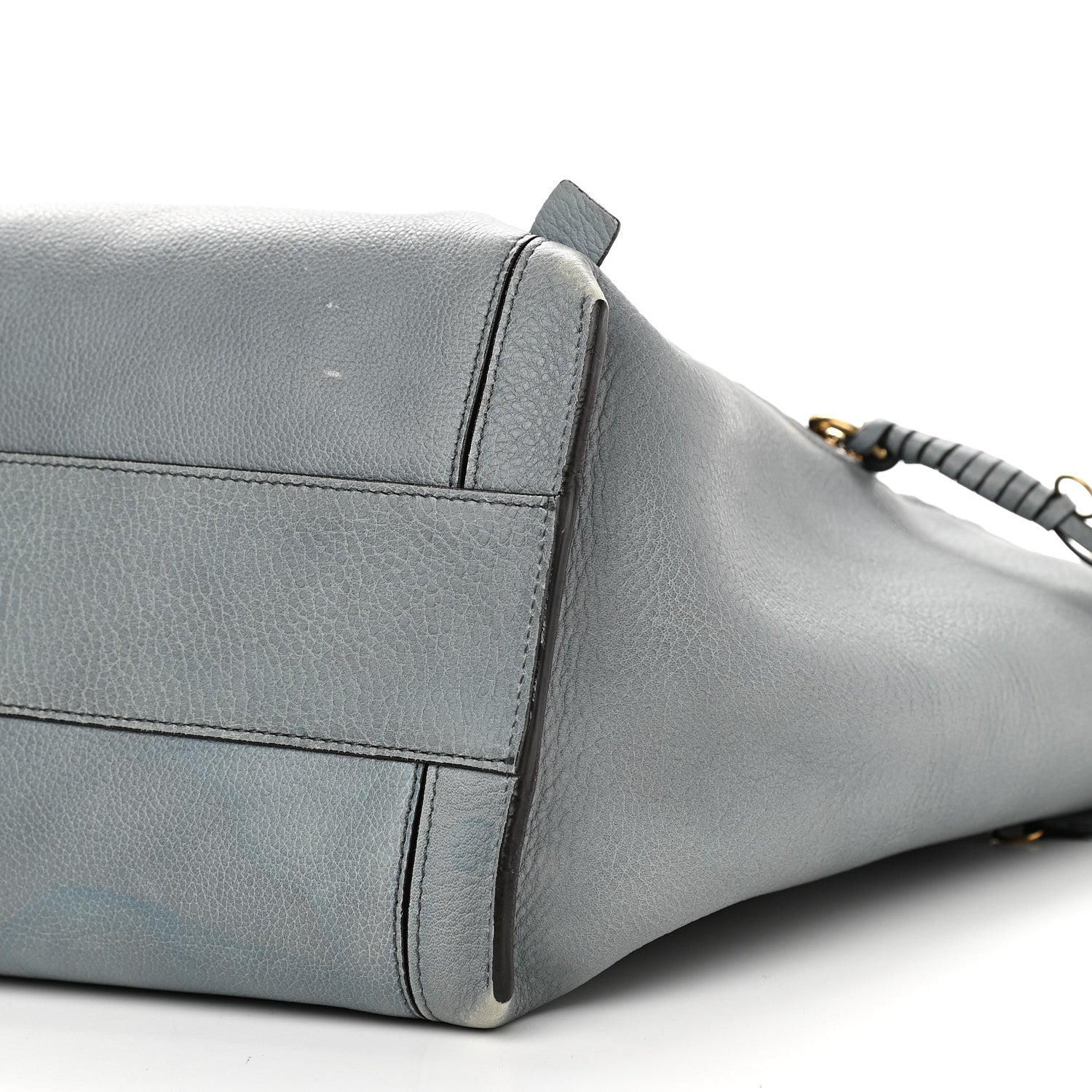 Chloe Smooth Calfskin Medium Milo Shopping Tote Cloudy Blue 8 of 12