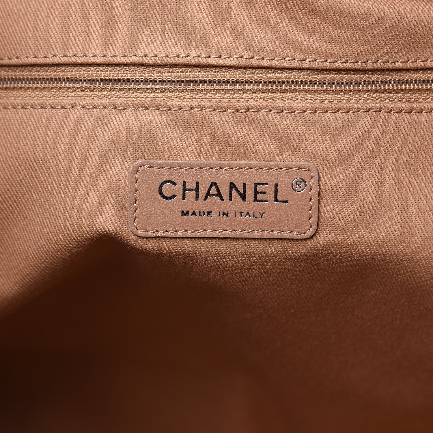 Chanel Canvas Large Deauville Tote Ecru 6 of 9